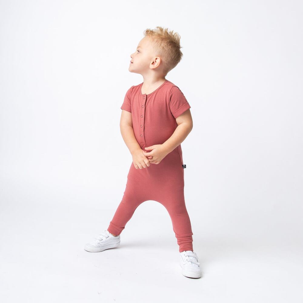 Adorable Rags Essentials Faded Rose Romper 2T